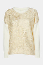 Load image into Gallery viewer, CHUNKY KNIT SWEATER WITH METALLIC COATING
