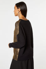 Load image into Gallery viewer, CHUNKY KNIT SWEATER WITH METALLIC COATING
