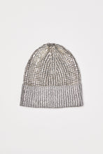 Load image into Gallery viewer, CHUNKY KNIT BEANIE WITH METALLIC COATING
