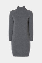 Load image into Gallery viewer, CHUNKY CASHMERE KNIT TURTLENECK DRESS
