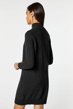 Load image into Gallery viewer, CHUNKY CASHMERE KNIT TURTLENECK DRESS
