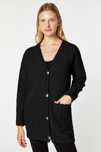 Load image into Gallery viewer, BIG OVERSIZE CARDIGAN IN CHUNKY CASHMERE
