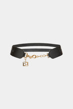 Load image into Gallery viewer, DOUBLE-BAND LEATHER BELT WITH SNAP HOOK
