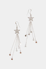 Load image into Gallery viewer, DROP EAR-RINGS WITH STAR PENDANTS
