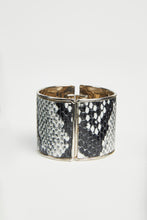 Load image into Gallery viewer, FAUX PYTHON CUFF BRACELET
