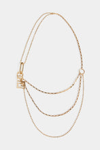 Load image into Gallery viewer, DOUBLE-LINK 3-CHAIN NECKLACE 
