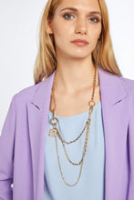 Load image into Gallery viewer, DOUBLE-LINK 3-CHAIN NECKLACE 

