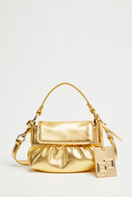 Load image into Gallery viewer, FAUX LEATHER SLOUCHY MINI BAG WITH RUCHING
