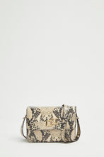 Load image into Gallery viewer, FAUX PYTHON CROSS BODY BAG 
