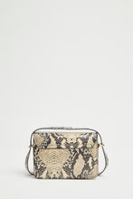 Load image into Gallery viewer, FAUX PYTHON CROSS BODY BAG 
