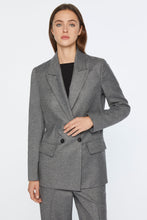 Load image into Gallery viewer, DOUBLE-BREASTED BLAZER LINED IN STRETCH FLANNEL
