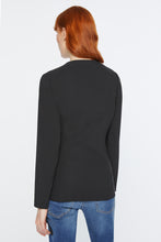 Load image into Gallery viewer, FRINGED KIMONO JACKET IN STRETCH VISCOSE CREPE
