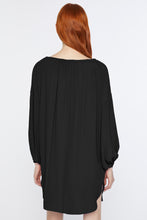 Load image into Gallery viewer, CRÊPE DE CHINE BOATNECK DRESS WITH CUT-OUT DETAILS
