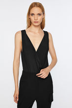 Load image into Gallery viewer, CRÊPE DE CHINE SLEEVELESS BODY WITH DEEP V NECK
