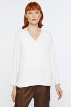 Load image into Gallery viewer, CRÊPE DE CHINE V-NECK TOP
