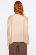 Load image into Gallery viewer, CRÊPE DE CHINE ROUND-NECK TOP
