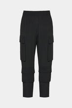 Load image into Gallery viewer, CRÊPE DE CHINE CARGO PANTS WITH DOUBLE SIDE POCKETS
