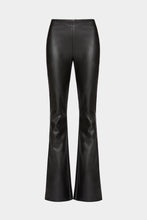 Load image into Gallery viewer, FAUX LEATHER FLARED TROUSERS

