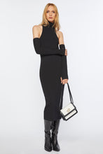 Load image into Gallery viewer, HALTER-NECK SLEEVELESS MIDI DRESS IN STRETCH VISCOSE JERSEY
