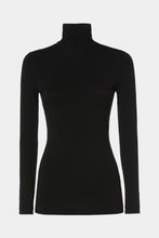 Load image into Gallery viewer, BASIC ROLL-NECK TOP IN STRETCHY VISCOSE JERSEY
