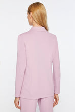 Load image into Gallery viewer, DOUBLE-BREASTED BLAZER IN ENGINEERED STRETCH JERSEY WITH COATED BUTTONS
