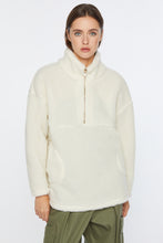 Load image into Gallery viewer, HIGH-NECK TEDDY SWEATSHIRT
