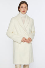 Load image into Gallery viewer, DOUBLE-BREASTED COAT IN MOUFLON WOOL CLOTH
