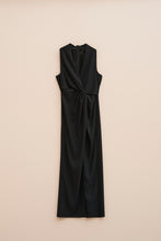 Load image into Gallery viewer, DRAPED SLEEVELESS DRESS IN STRETCHY VISCOSE CREPE

