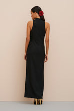 Load image into Gallery viewer, DRAPED SLEEVELESS DRESS IN STRETCHY VISCOSE CREPE
