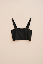 Load image into Gallery viewer, CREW-NECK TOP IN STRETCHY VISCOSE CREPE
