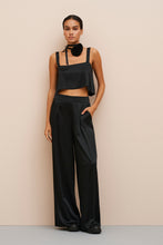 Load image into Gallery viewer, CROPPED HALTER NECK TOP IN SATIN
