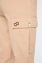 Load image into Gallery viewer, CARGO DENIM PANTS IN STRETCH COTTON GABARDINE WITH ZIPPER
