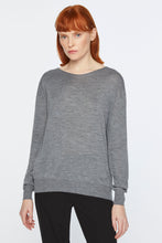 Load image into Gallery viewer, BOATNECK SWEATER IN MERINO WOOL 
