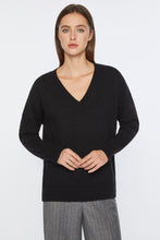 Load image into Gallery viewer, CHUNKY WOOL V-NECK SWEATER
