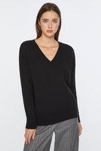 Load image into Gallery viewer, CHUNKY WOOL V-NECK SWEATER
