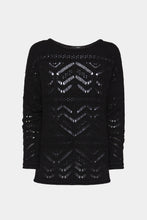 Load image into Gallery viewer, CHUNKY WOOL SWEATER WITH HEART-SHAPED CUTWORK
