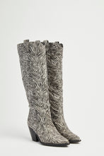 Load image into Gallery viewer, FAUX PONY HAIR WESTERN BOOTS

