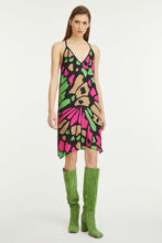 Load image into Gallery viewer, BUTTERFLY PRINT SLIP DRESS
