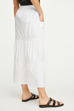 Load image into Gallery viewer, FLOUNCE SKIRT WITH OVERSIZED POCKETS IN POPLIN
