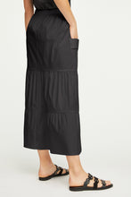 Load image into Gallery viewer, FLOUNCE SKIRT WITH OVERSIZED POCKETS IN POPLIN
