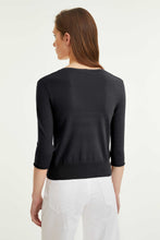 Load image into Gallery viewer, CROPPED CUTWORK CARDIGAN
