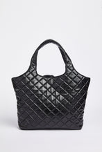 Load image into Gallery viewer, FAUX-LEATHER MAXI TOTE WITH GOLD CG LOGO
