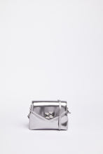 Load image into Gallery viewer, FAUX-LEATHER MINI BAG WITH CONTOURED FLAP AND CG LOGO
