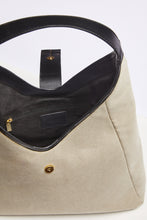 Load image into Gallery viewer, BASKET-WEAVE TRAPEZE BAG WITH GOLD CG LOGO
