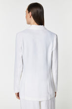Load image into Gallery viewer, DOUBLE-BREASTED TAILORED BLAZER IN STRETCHY LINEN, UNLINED
