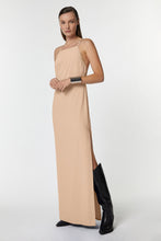 Load image into Gallery viewer, HALTER NECK MAXI DRESS IN STRETCHY VISCOSE CRÊPE
