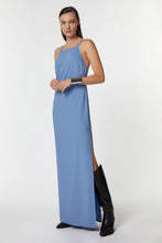 Load image into Gallery viewer, HALTER NECK MAXI DRESS IN STRETCHY VISCOSE CRÊPE
