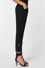 Load image into Gallery viewer, ANKLE ZIPPER CARGO PANTS IN STRETCHY VISCOSE CRÊPE
