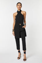 Load image into Gallery viewer, ANKLE ZIPPER CARGO PANTS IN STRETCHY VISCOSE CRÊPE
