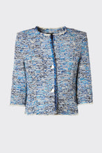 Load image into Gallery viewer, CROP JACKET IN BOUCLÈ WITH ROUND NECK
